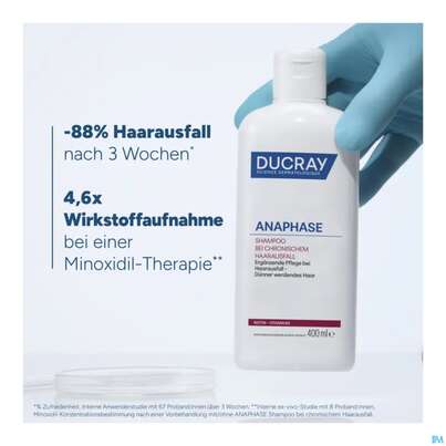 Shampoon Ducray Anaphase+ Vorteilsgroesse 400ml, A-Nr.: 5862278 - 12