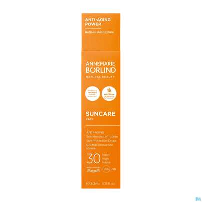 Sie sehen eine Packung Sonnenprodukte Boerlind Sun Drops Lsf30 60390 30ml, Produktbild: 01 Sonnenprodukte Boerlind Sun Drops Lsf30 60390 30ml, A-Nr.: 5953325 - 01