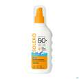 Sie sehen eine Packung Sonnenprodukte Solero Spray/kids/sensitiv Spf50+ 200ml, Produktbild: 01 Sonnenprodukte Solero Spray/kids/sensitiv Spf50+ 200ml, A-Nr.: 5917447 - 01