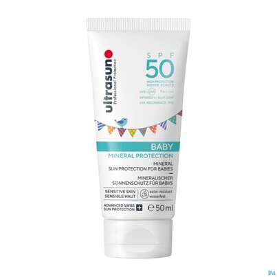 Sie sehen eine Packung Sonnenprodukte Ultrasun Mineral Baby Spf50 Nr.62 100ml, Produktbild: 06 Sonnenprodukte Ultrasun Mineral Baby Spf50 Nr.62 100ml, A-Nr.: 4798101 - 06