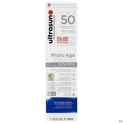Sonnenprodukte Ultrasun Photo Age Control Fluid Anti-pigmentation Sp50nr.62 40ml, A-Nr.: 5600785 - 02
