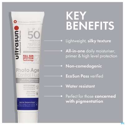 Sonnenprodukte Ultrasun Photo Age Control Fluid Anti-pigmentation Sp50nr.62 40ml, A-Nr.: 5600785 - 07