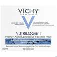 Sie sehen eine Packung Vichy Nutrilogie 1 Aufbaucreme Trockene Haut Dp 100ml, Produktbild: 01 Vichy Nutrilogie 1 Aufbaucreme Trockene Haut Dp 100ml, A-Nr.: 4379611 - 01