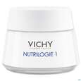 Sie sehen eine Packung Vichy Nutrilogie 1 Aufbaucreme Trockene Haut Dp 100ml, Produktbild: 04 Vichy Nutrilogie 1 Aufbaucreme Trockene Haut Dp 100ml, A-Nr.: 4379611 - 04