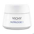 Sie sehen eine Packung Vichy Nutrilogie 1 Aufbaucreme Trockene Haut Dp 100ml, Produktbild: 05 Vichy Nutrilogie 1 Aufbaucreme Trockene Haut Dp 100ml, A-Nr.: 4379611 - 05