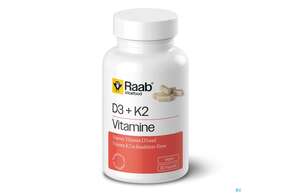 Vitamin D3+k2 Kapseln Raab 60st, A-Nr.: 5871828 - 01