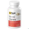 Sie sehen eine Packung Vitamin D3+k2 Kapseln Raab 60st, Produktbild: 02 Vitamin D3+k2 Kapseln Raab 60st, A-Nr.: 5871828 - 02