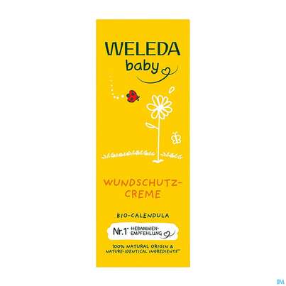 Sie sehen eine Packung Weleda Calendula Wundschutzcreme 30ml, Produktbild: 01 Weleda Calendula Wundschutzcreme 30ml, A-Nr.: 5190910 - 01