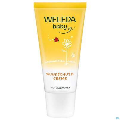 Sie sehen eine Packung Weleda Calendula Wundschutzcreme 30ml, Produktbild: 03 Weleda Calendula Wundschutzcreme 30ml, A-Nr.: 5190910 - 03