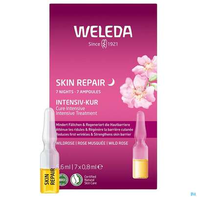 Weleda Skin/repair Intensiv-kur 7 Ampullen 5,6ml, A-Nr.: 5838191 - 02