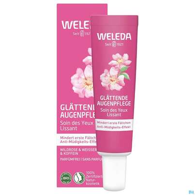 Weleda Wildrose/+weisser Tee Glaettende Augenpflege 12ml, A-Nr.: 5838185 - 01
