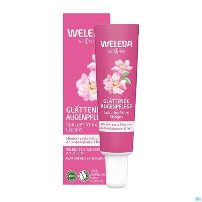 Weleda Wildrose/+weisser Tee Glaettende Augenpflege 12ml, A-Nr.: 5838185 - 04