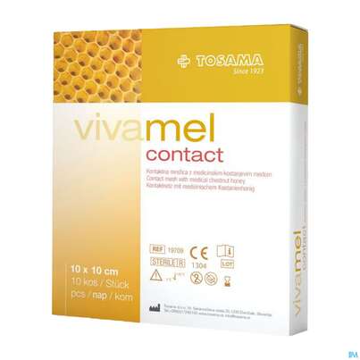 Wundverband Vivamel Contact Verband Steril M.honig 5x 5cm Nr To19707 10st, A-Nr.: 4023015 - 03