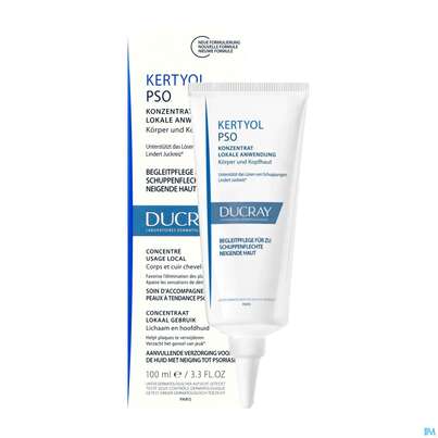 Sie sehen eine Packung Ducray Kertyol P.s.o Konzentrat 100ml, Produktbild: 08 Ducray Kertyol P.s.o Konzentrat 100ml, A-Nr.: 4855603 - 08