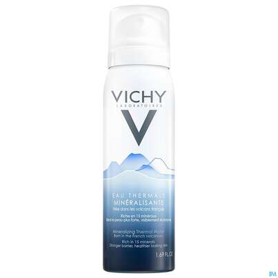Sie sehen eine Packung Vichy Thermalwasser Spray 150ml, Produktbild: 03 Vichy Thermalwasser Spray 150ml, A-Nr.: 3971678 - 03