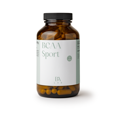 Sie sehen eine Packung Bioflora LAB BCAA Sport Kapseln 160 ST, Produktbild: 01 Bioflora LAB BCAA Sport Kapseln 160 ST, A-Nr.: 5888823 - 01