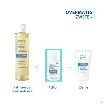 Sie sehen eine Packung Ducray Hidrosis Control Fuss-hand +gesicht Creme Anti-transpirant Neu 50ml, Produktbild: 05 Ducray Hidrosis Control Fuss-hand +gesicht Creme Anti-transpirant Neu 50ml, A-Nr.: 5724180 - 05