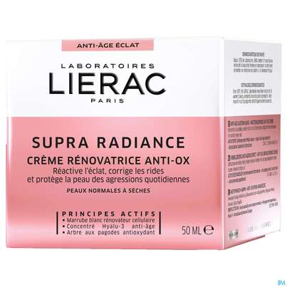 Sie sehen eine Packung Lierac Supra Radiance Creme 50ml, Produktbild: 02 Lierac Supra Radiance Creme 50ml, A-Nr.: 4839998 - 02