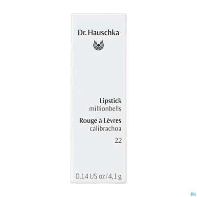 Sie sehen eine Packung Dr. Hauschka Lipstick 22 Millionbells 4,1g, Produktbild: 01 Dr. Hauschka Lipstick 22 Millionbells 4,1g, A-Nr.: 5405612 - 01