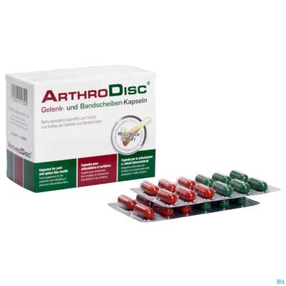 Sie sehen eine Packung Arthrodisc Gelenk +bandscheiben Kapseln 120st, Produktbild: 07 Arthrodisc Gelenk +bandscheiben Kapseln 120st, A-Nr.: 3966967 - 07
