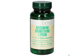 Bios Arginin/ornithin/lysin 4:3:4 100 Kapseln, A-Nr.: 4247192 - 01