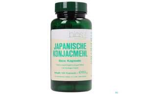 Bios Japanische Konjacmehl 600mg 100 Kapseln, A-Nr.: 3891689 - 01