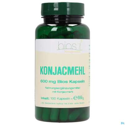 Bios Konjac-mehl 600mg 100 Kapseln, A-Nr.: 3891844 - 01