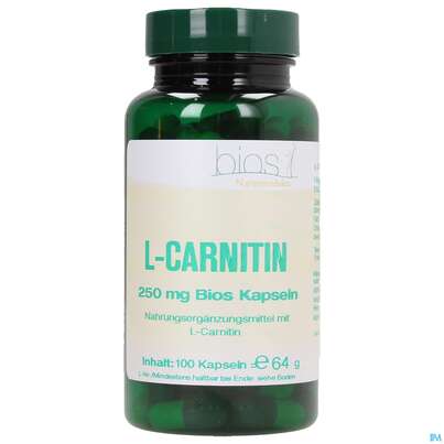 Bios l-carnitin 250mg 100 Kapseln, A-Nr.: 3891991 - 01