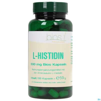 Bios l-histidin 500mg 100 Kapseln, A-Nr.: 3892097 - 01