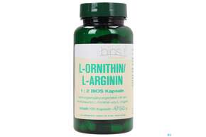 Bios l-ornithin/l-arginin 1:2 100 Kapseln, A-Nr.: 3892192 - 01
