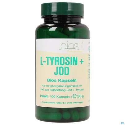 Bios l-tyrosin + Jod 100 Kapseln, A-Nr.: 3892329 - 01