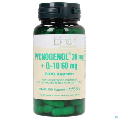Bios Pycnogenol® 30mg + Q-10 60mg 100 Kapseln, A-Nr.: 3892743 - 01