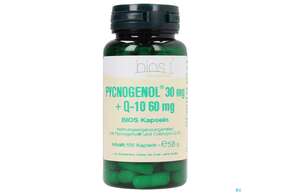Bios Pycnogenol® 30mg + Q-10 60mg 100 Kapseln, A-Nr.: 3892743 - 01