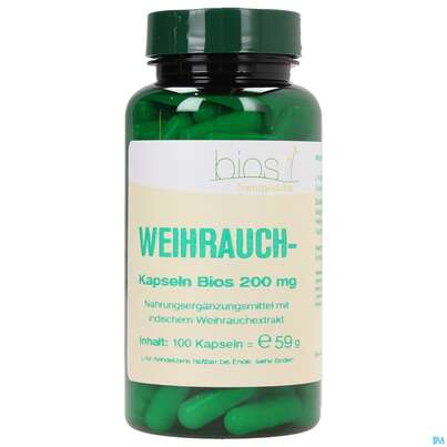 Bios Weihrauch Kapseln 200mg 100 Kapseln, A-Nr.: 3893607 - 01