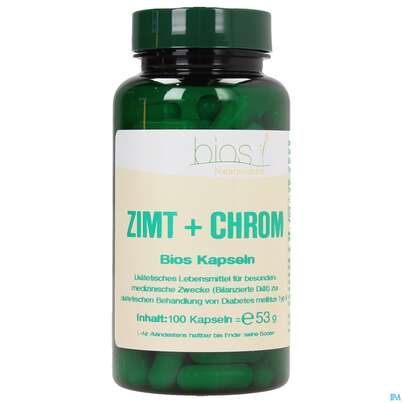 Bios Zimt + Chrom 100 Kapseln, A-Nr.: 3893688 - 01