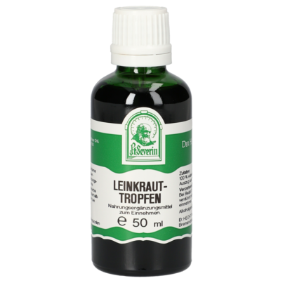 Sie sehen eine Packung LEINKRAUT TROPFEN 50ML, Produktbild: 01 LEINKRAUT TROPFEN 50ML, A-Nr.: 4403108 - 01