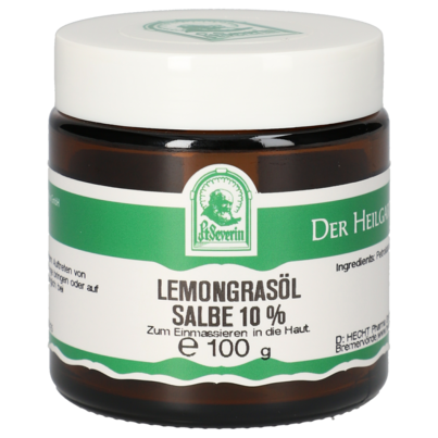 Sie sehen eine Packung LEMONGRASOEL 10% SALBE 100G, Produktbild: 01 LEMONGRASOEL 10% SALBE 100G, A-Nr.: 5676908 - 01