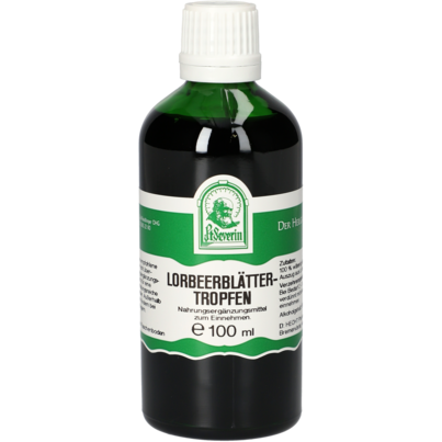 Sie sehen eine Packung LORBEERBLAETTER TROPFEN 100ML, Produktbild: 01 LORBEERBLAETTER TROPFEN 100ML, A-Nr.: 4376802 - 01