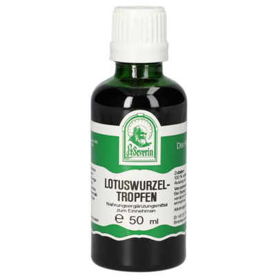 Sie sehen eine Packung LOTUSWURZEL TROPFEN 50ML, Produktbild: 01 LOTUSWURZEL TROPFEN 50ML, A-Nr.: 4485632 - 01