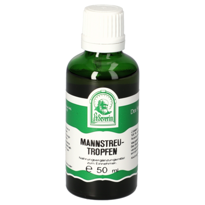 Sie sehen eine Packung MANNSTREU TROPFEN 50 ML, Produktbild: 01 MANNSTREU TROPFEN 50 ML, A-Nr.: 4402623 - 01