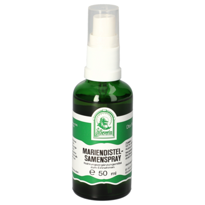 Sie sehen eine Packung MARIENDISTELSAMEN SPRAY 50 ML, Produktbild: 01 MARIENDISTELSAMEN SPRAY 50 ML, A-Nr.: 4444515 - 01