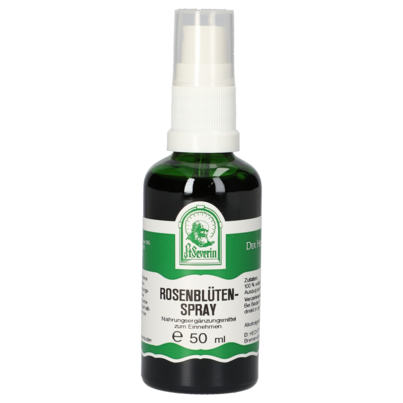 Sie sehen eine Packung ROSENBLÜTEN SPRAY 50 ML, Produktbild: 01 ROSENBLÜTEN SPRAY 50 ML, A-Nr.: 4444774 - 01