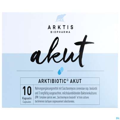 Sie sehen eine Packung Arktis Arktibiotic Kapseln Akut 30st, Produktbild: 01 Arktis Arktibiotic Kapseln Akut 30st, A-Nr.: 4750382 - 01