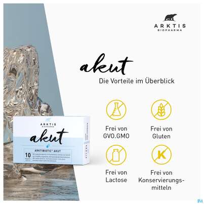 Sie sehen eine Packung Arktis Arktibiotic Kapseln Akut 30st, Produktbild: 06 Arktis Arktibiotic Kapseln Akut 30st, A-Nr.: 4750382 - 06
