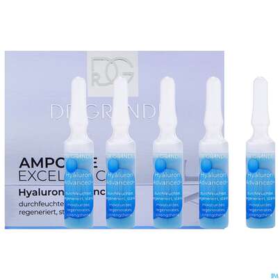 Sie sehen eine Packung Dr.grandel Ampoule Excellence Hyaluron Advanced+ 5x3ml 41591 15ml, Produktbild: 11 Dr.grandel Ampoule Excellence Hyaluron Advanced+ 5x3ml 41591 15ml, A-Nr.: 5895562 - 11