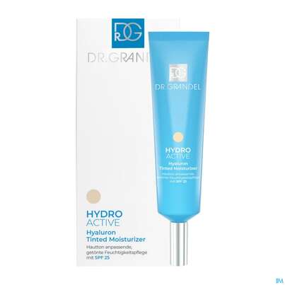 Sie sehen eine Packung Dr.grandel Hydro Active Tinted Moisturizer Spf25 41879 30ml, Produktbild: 05 Dr.grandel Hydro Active Tinted Moisturizer Spf25 41879 30ml, A-Nr.: 5967333 - 05
