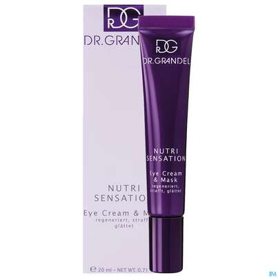 Sie sehen eine Packung Dr.grandel Nutri Sensation Eye Cream +mask 40445 20ml, Produktbild: 05 Dr.grandel Nutri Sensation Eye Cream +mask 40445 20ml, A-Nr.: 5895102 - 05