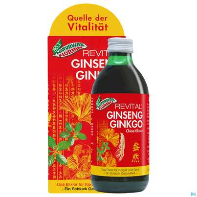 Sie sehen eine Packung Ginseng Ginkgo Revital China Elixier Bio Wein 16% Vol. 330ml, Produktbild: 10 Ginseng Ginkgo Revital China Elixier Bio Wein 16% Vol. 330ml, A-Nr.: 3961697 - 10