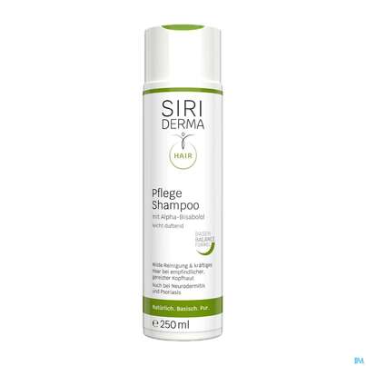 Sie sehen eine Packung Shampoon Siriderma Pflege Ohne Duftstoffe 250ml, Produktbild: 03 Shampoon Siriderma Pflege Ohne Duftstoffe 250ml, A-Nr.: 3849569 - 03