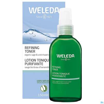 Sie sehen eine Packung Weleda Refining Hydra Toner 150ml, Produktbild: 05 Weleda Refining Hydra Toner 150ml, A-Nr.: 5902492 - 05